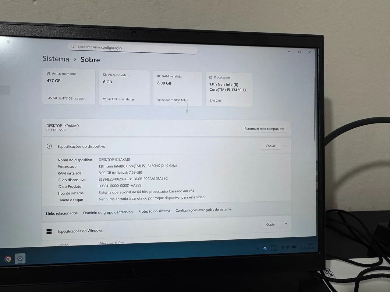 Notebook Dell G15 - Foto 4