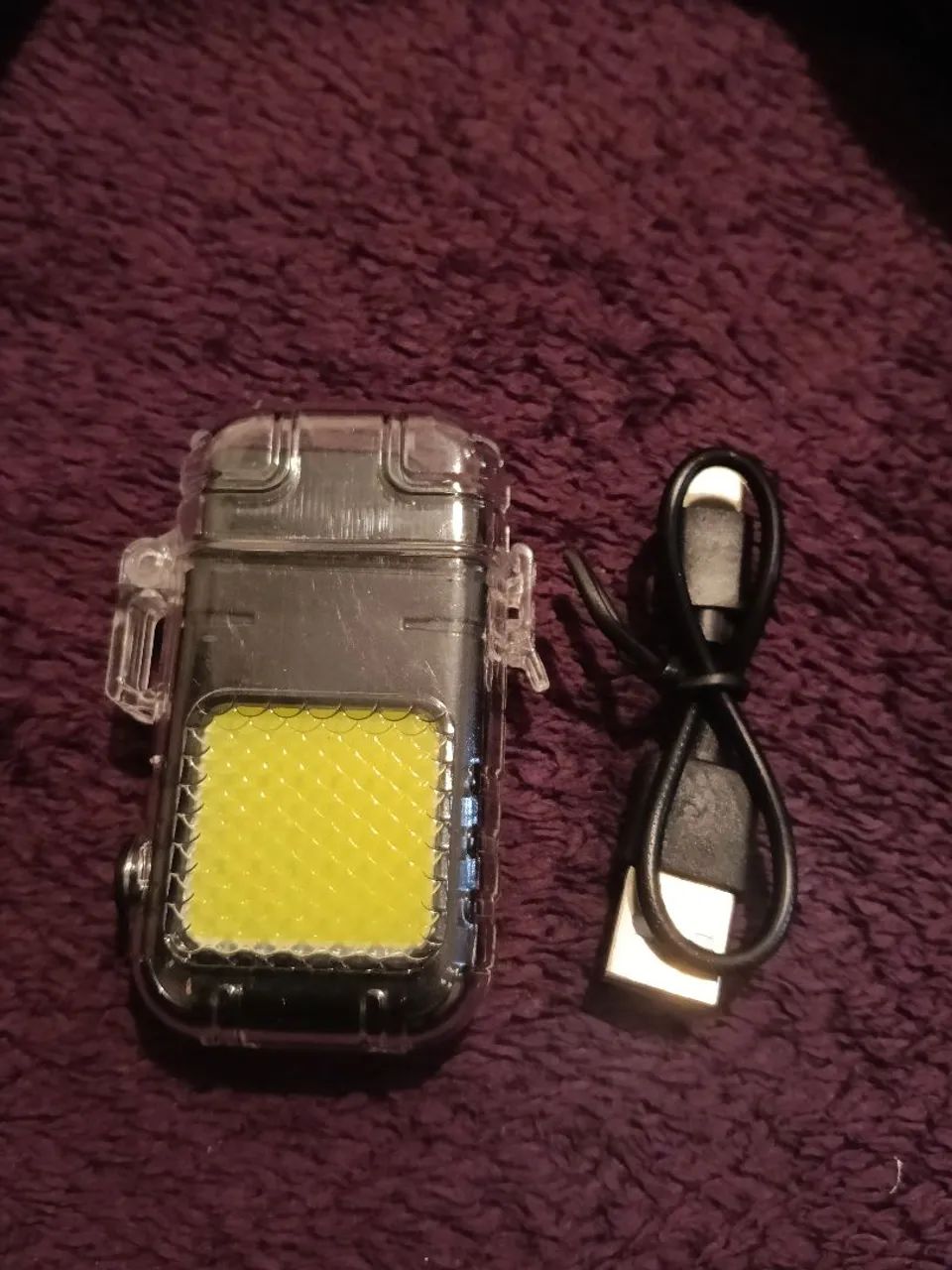 Isqueiro lanterna LED USB  - Foto 2