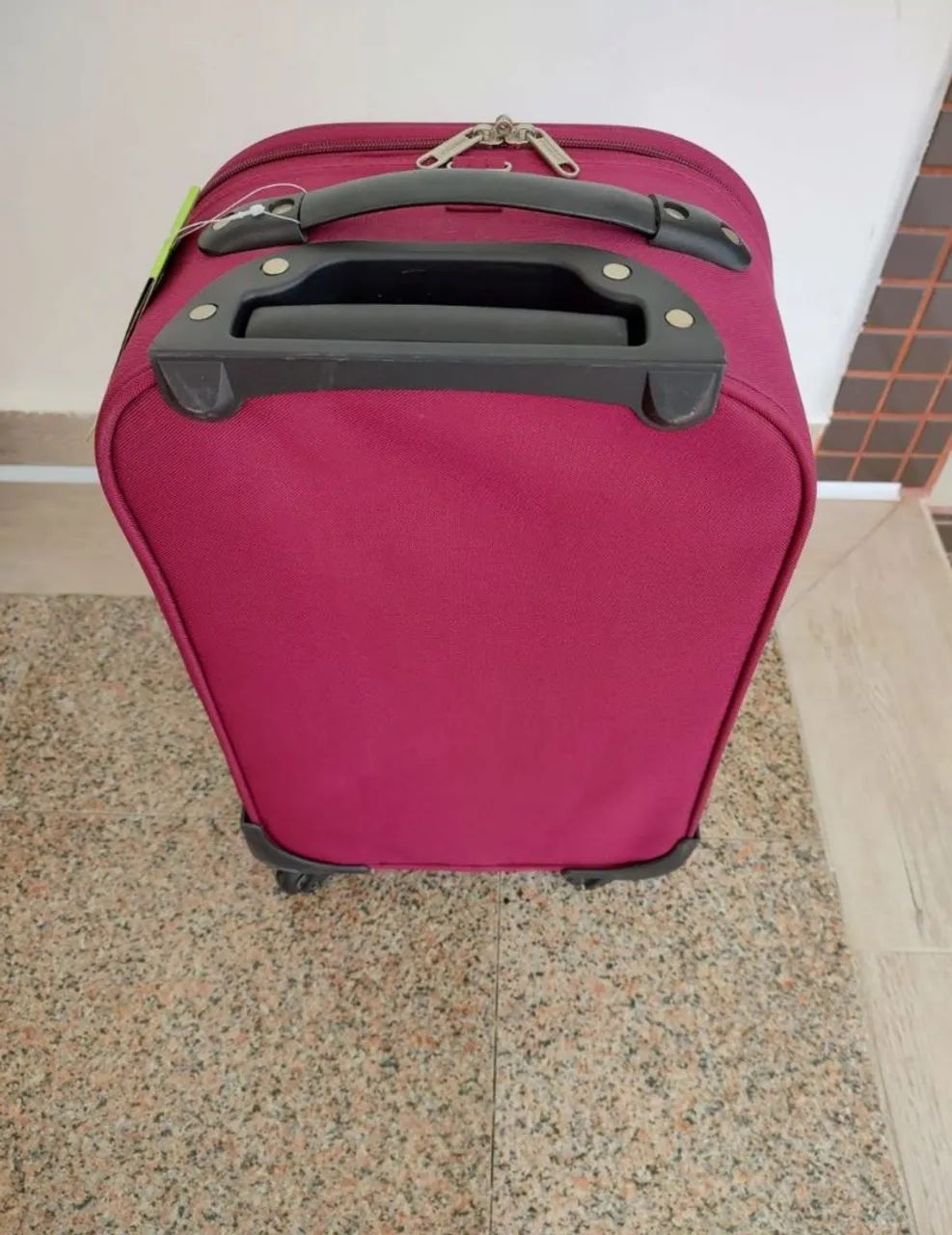 Mala de viagem de bordo Sestini Vinho - Foto 2