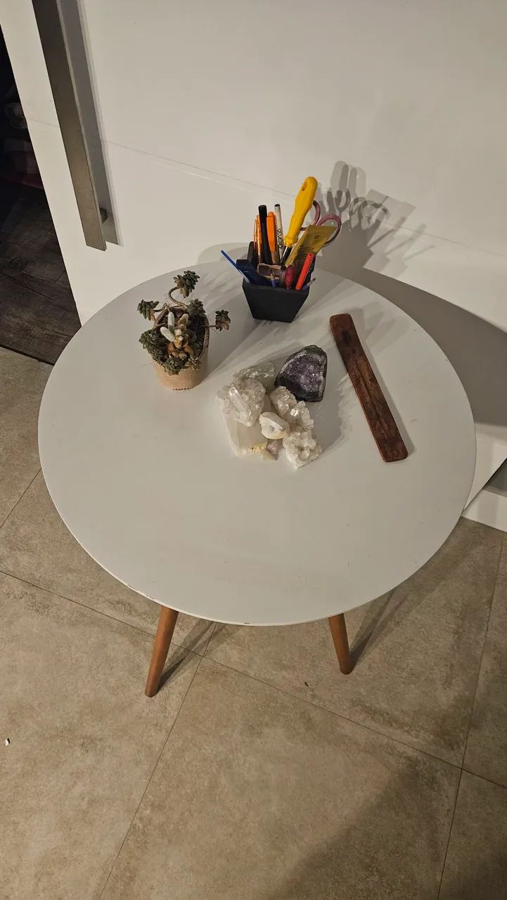 Mesa Redonda Decorativa - Foto 3