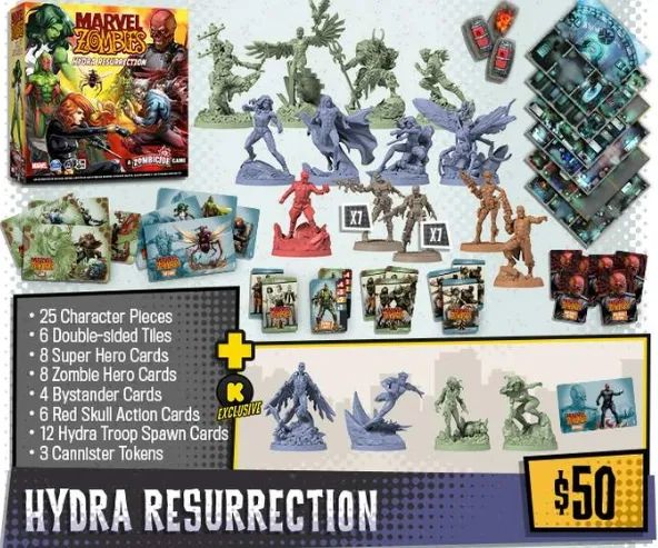 Marvel Zombicide Kickstarter Hydra Resurrection - Foto 2