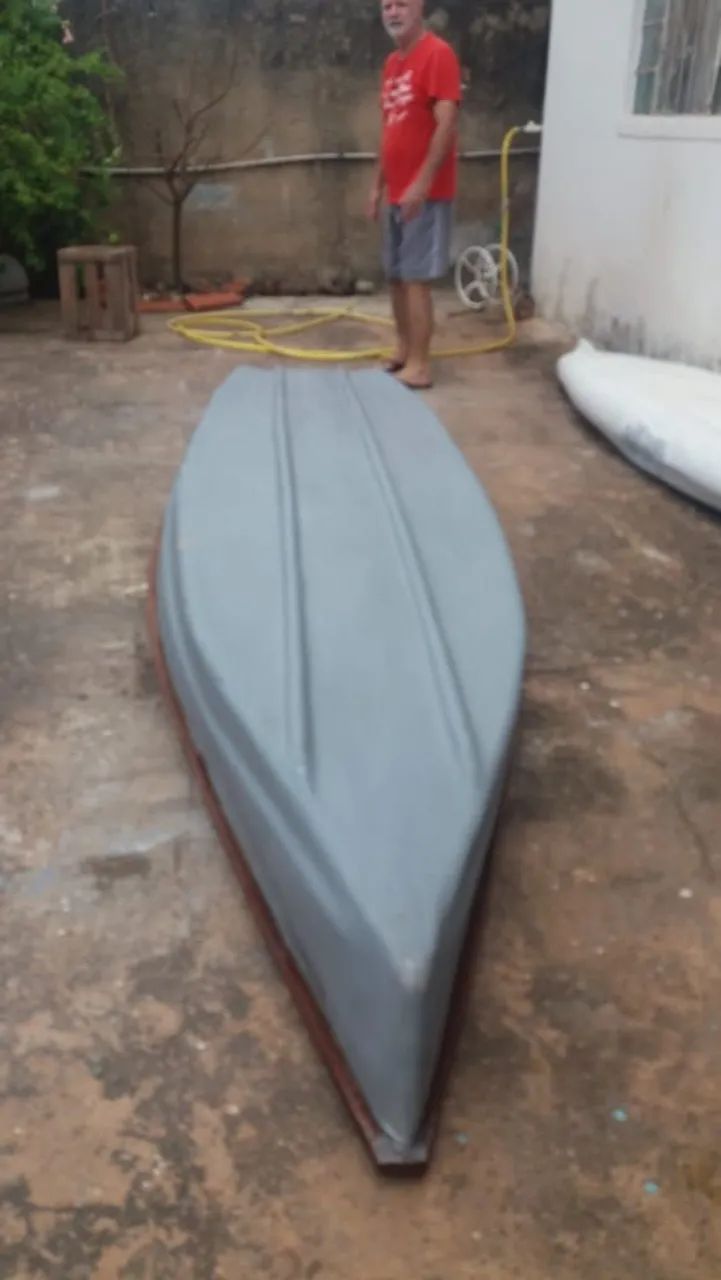 Barco canoa de fibra de vidro - Foto 4