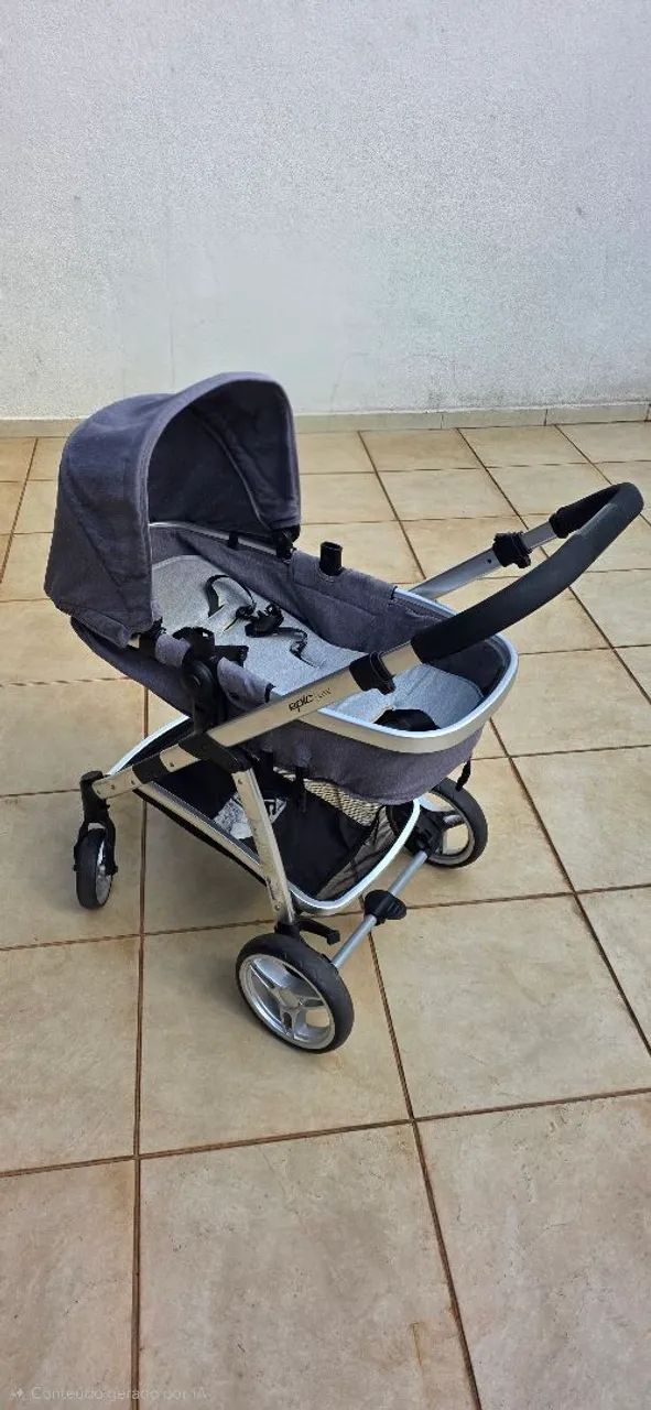 Conjunto carrinho + bebê conforto  - Foto 3