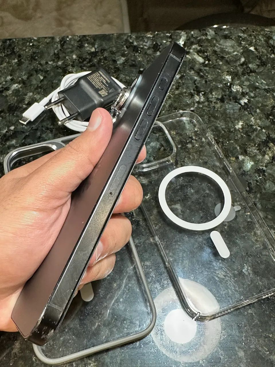 iPhone 16 pro Max 256gb tudo original aceito troca  - Foto 2