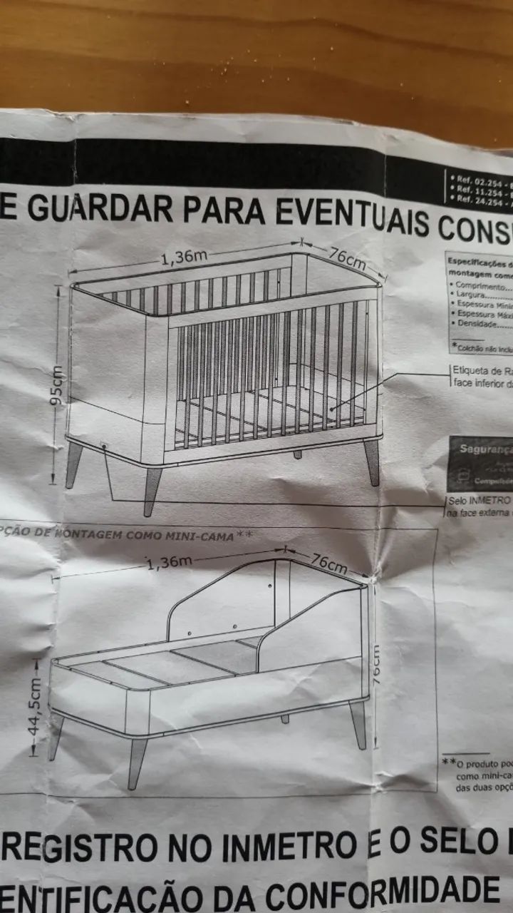 Berço cama  - Foto 2