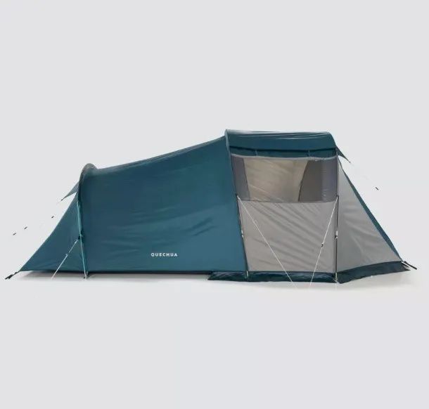 BARRACA CAMPING DECATHLON QUECHUA MH100 4 PESSOAS QUARTO + VARANDA + LONA PROT. INFERIOR - Foto 2