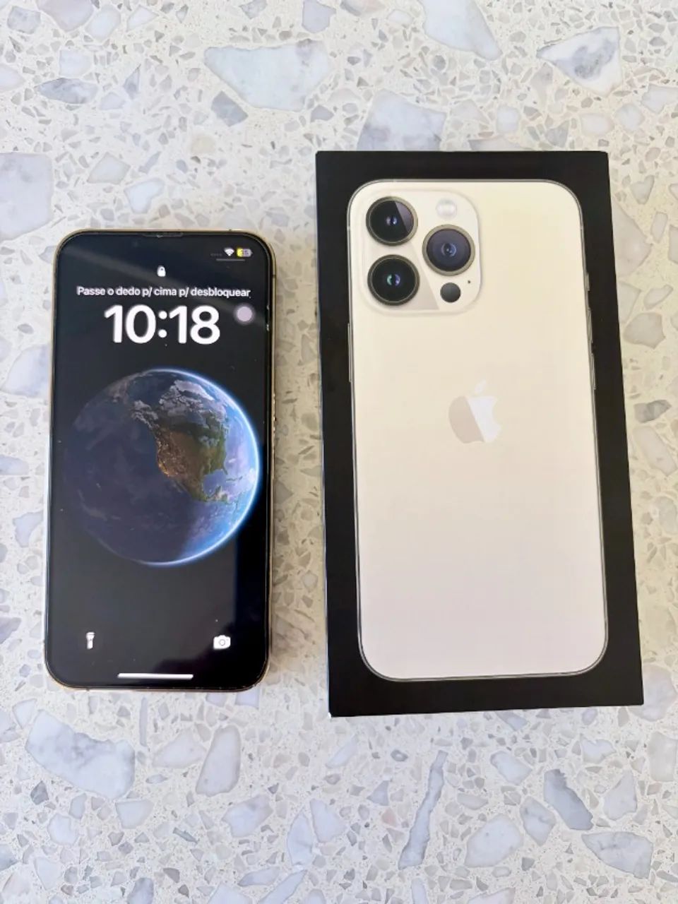 Iphone 13 Pro Gold - 128gb na Caixa - Celulares e Smartphones