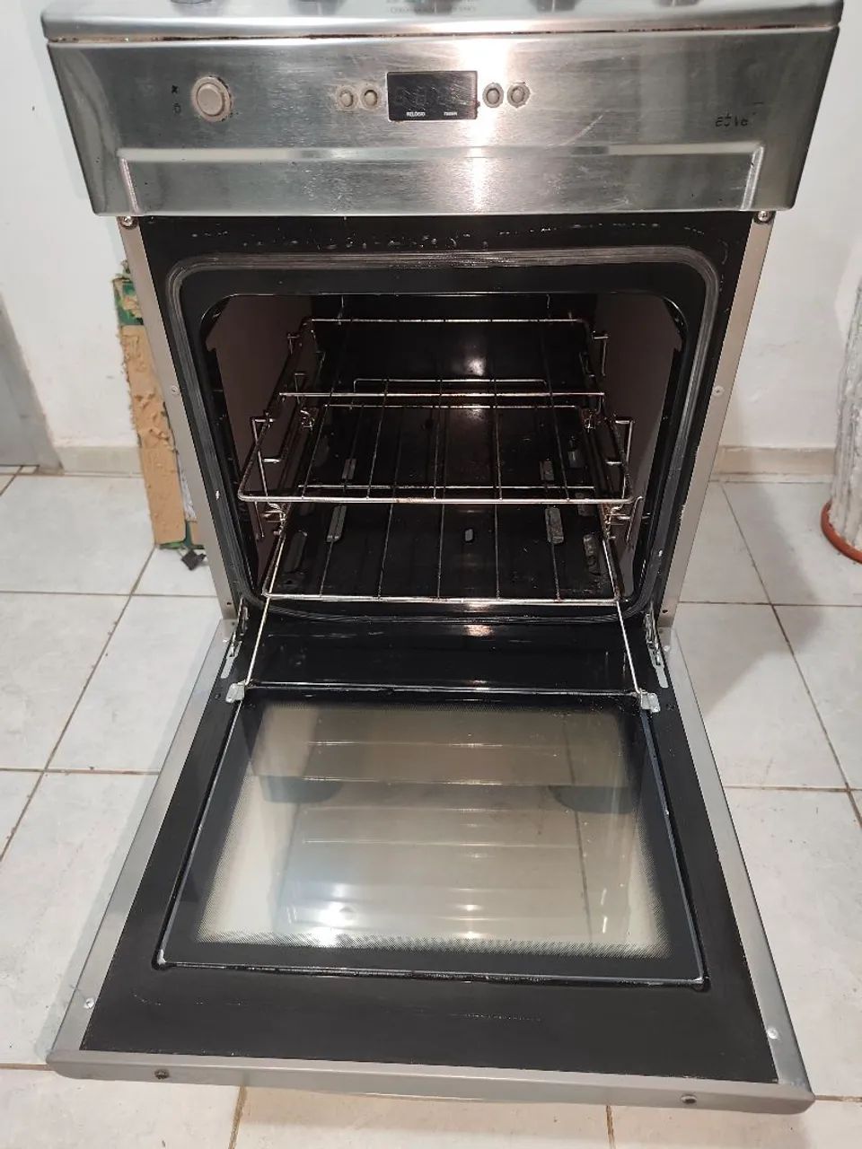 Fogão Inox Brastemp Ative - quatro bocas, automático, timer, perfeito  - Foto 4