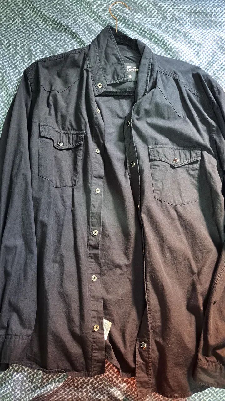 Camisa preta tamanho G