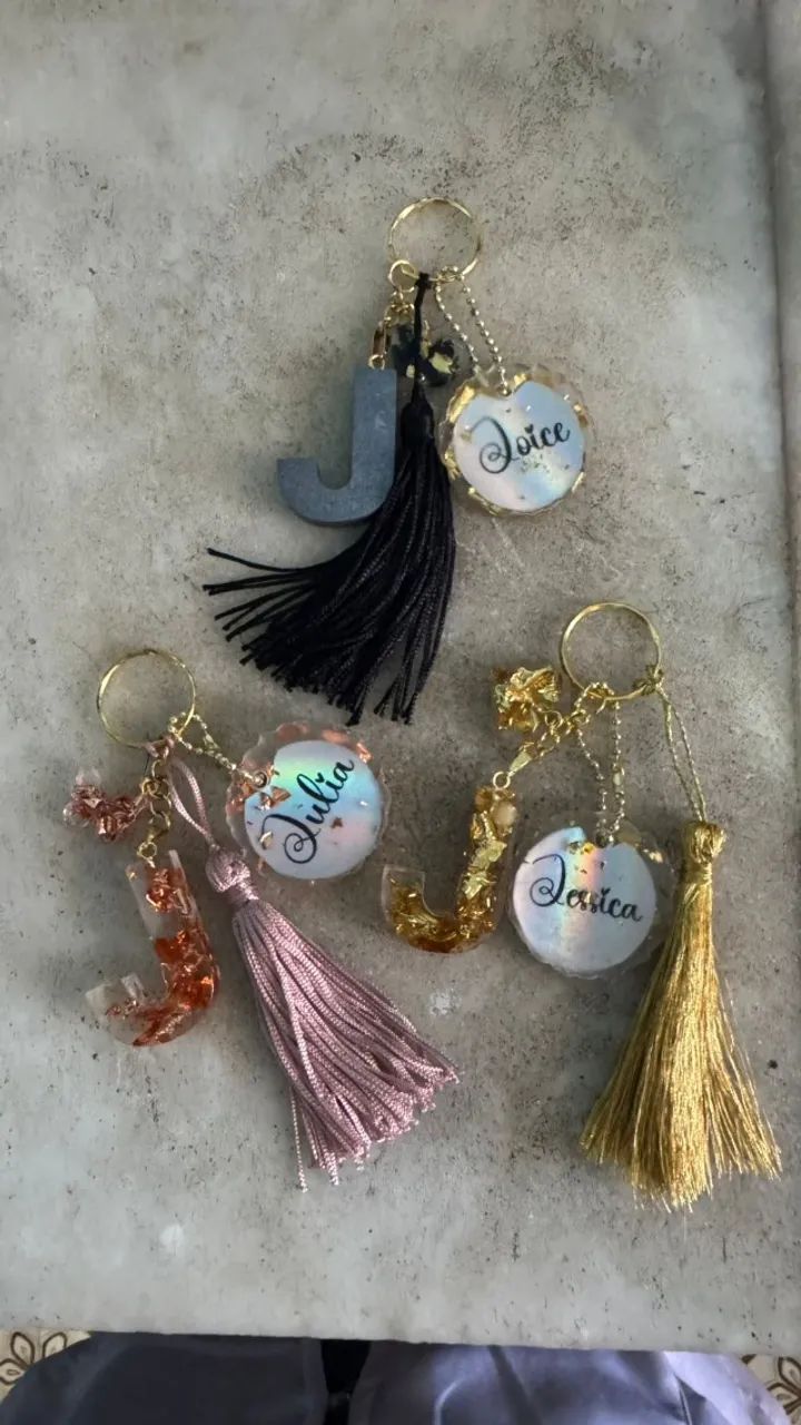 CHAVEIROS DE RESINA PERSONALIZAVEIS - Foto 2