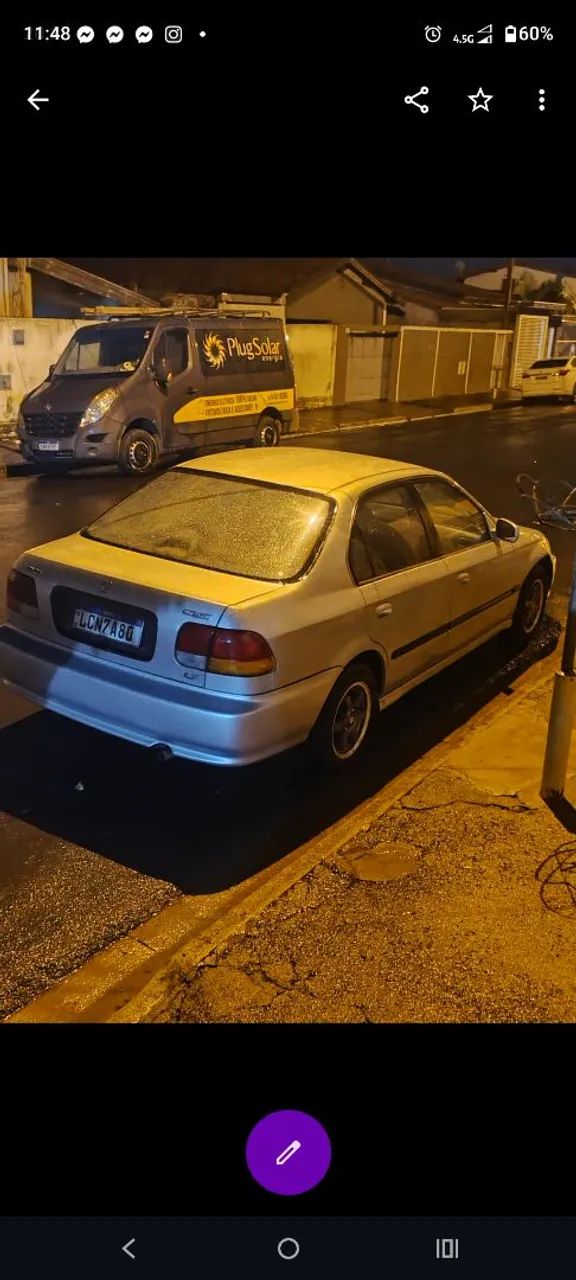 Honda Civic Civic Sedan LX 1.6 16V Mec. 4p 1998