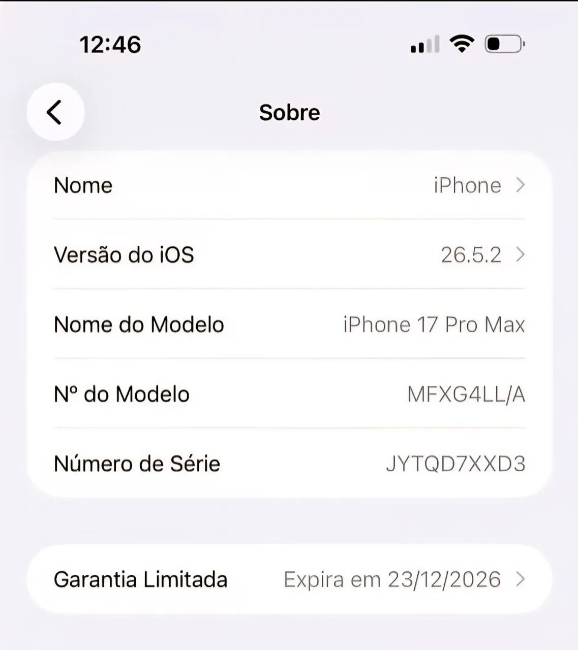 17 pro max na garantia - Foto 5