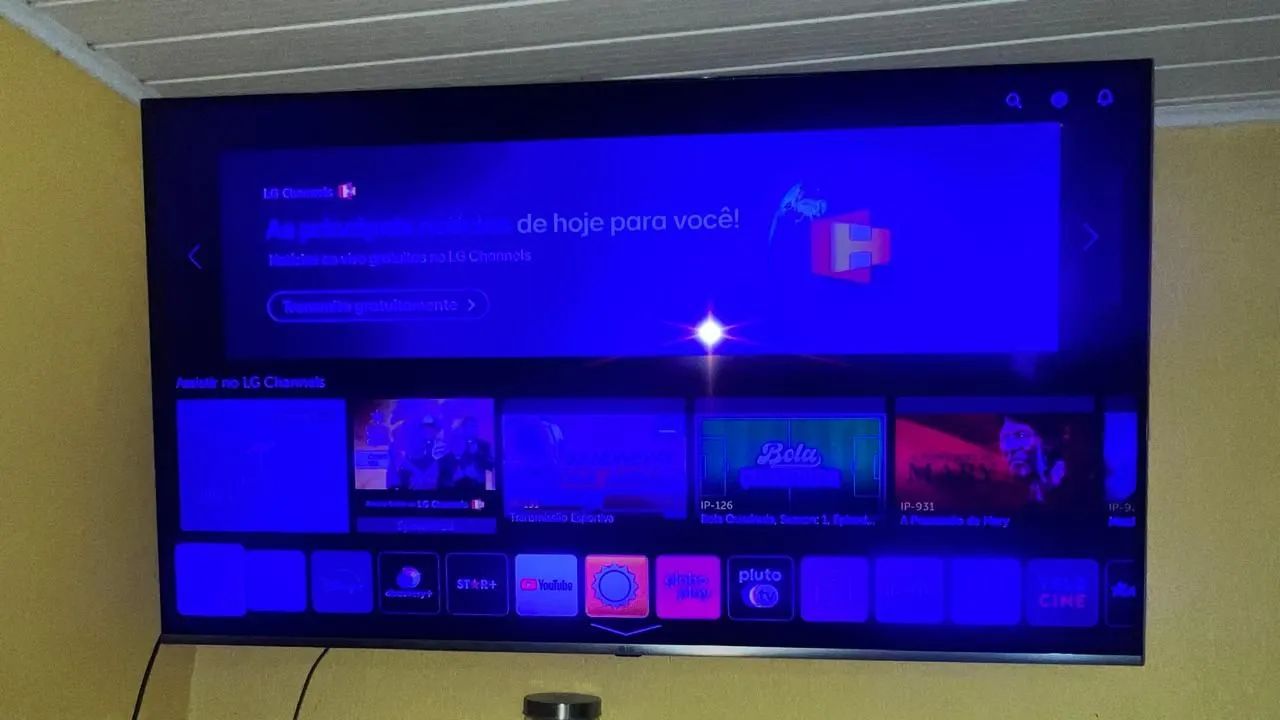 Tv LG 55 c/ controle smart