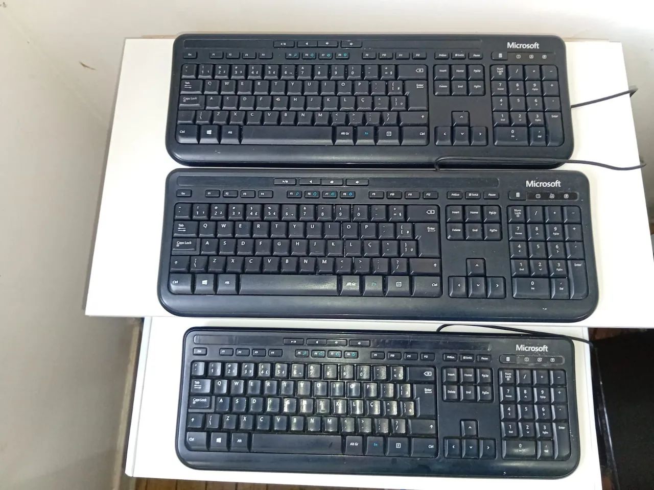 Kit com 4 Teclados Usados + Teclado HP de Brinde - Foto 2