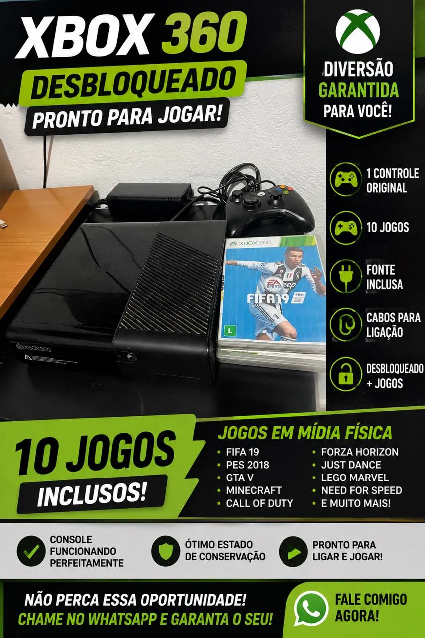 Xbox 360 desbloqueado 