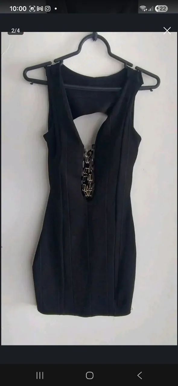 Vestido Preto com Detalhes Exclusivos - Foto 4