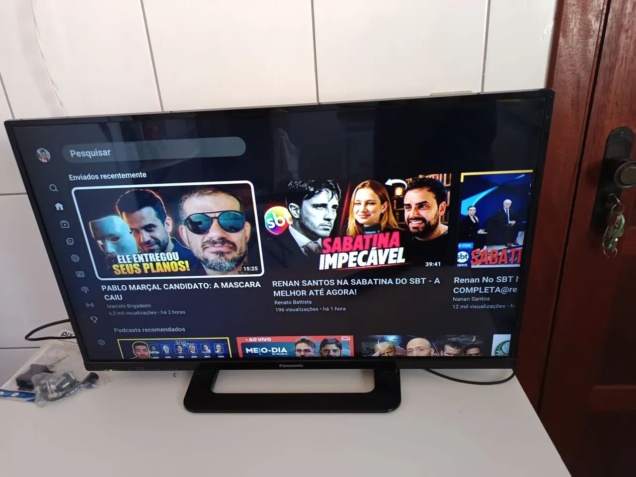 Smartv 32 Panasonic 32AS600B ótima  - Foto 3