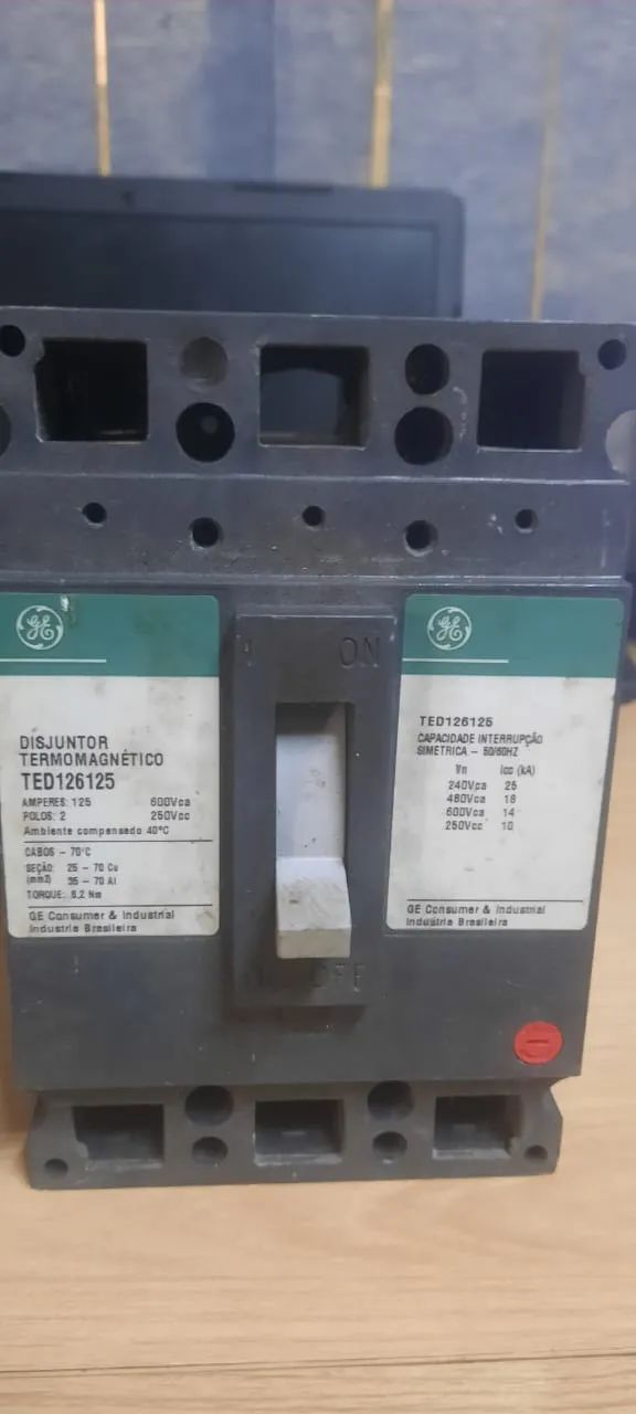 Disjuntor GE 250A / 200A / 125A / 100A / 70A  - Foto 2