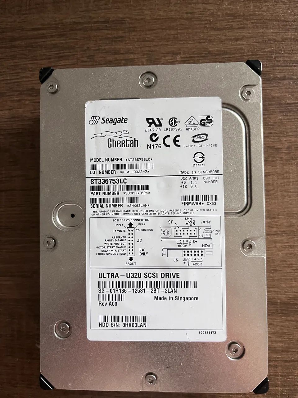 HD SEAGATE CHEETAH