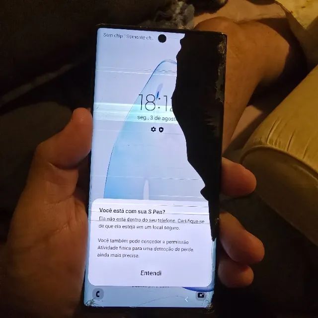 Samsung Galaxy Note10 Na Caixa c/ Defeito p/ Peças - Foto 3