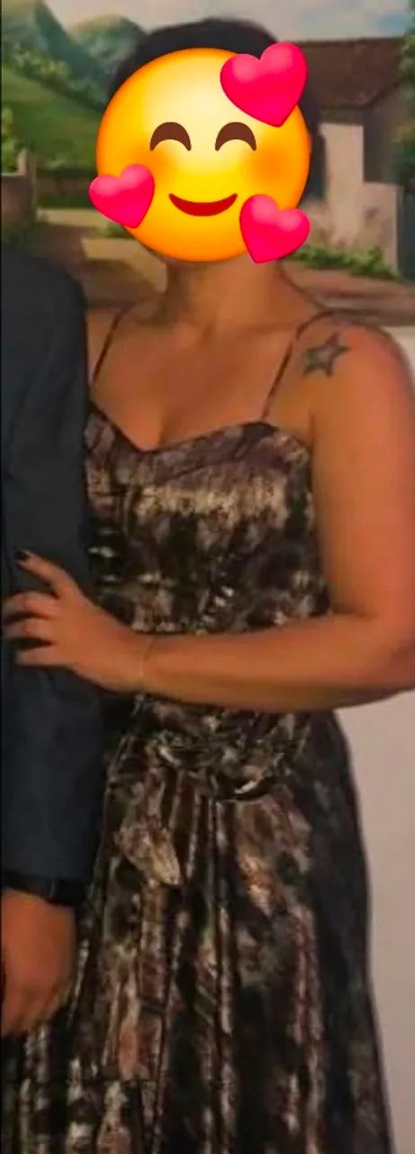 Vestido de cetim estampa animale - Foto 4