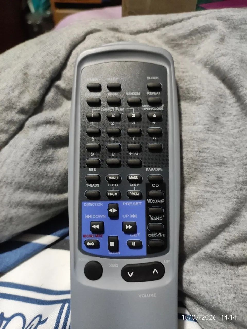 controle para micro system AIWA 