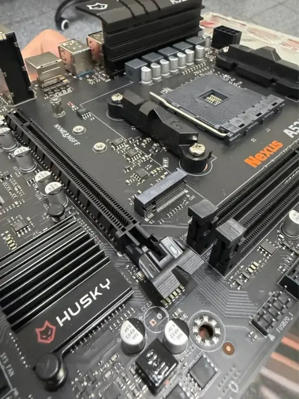 Placa mãe a520m Nova com nf e garantia - Foto 4