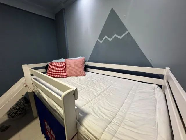 Cama Infantil Elevada com Escorregador - Foto 2