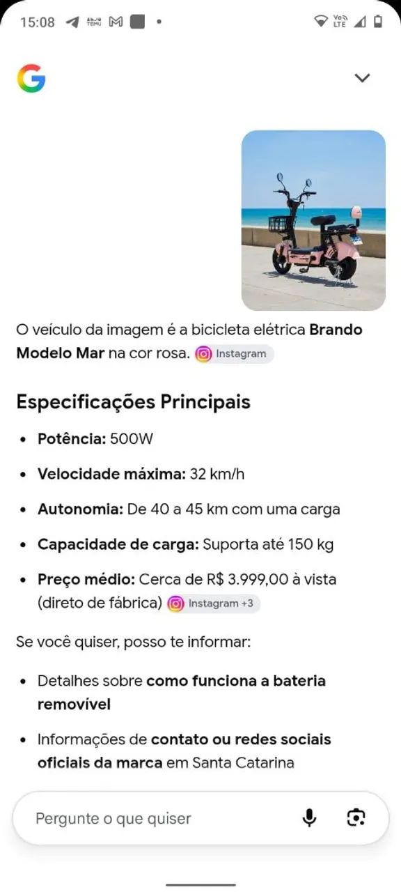 Scooter eletrica  - Foto 3