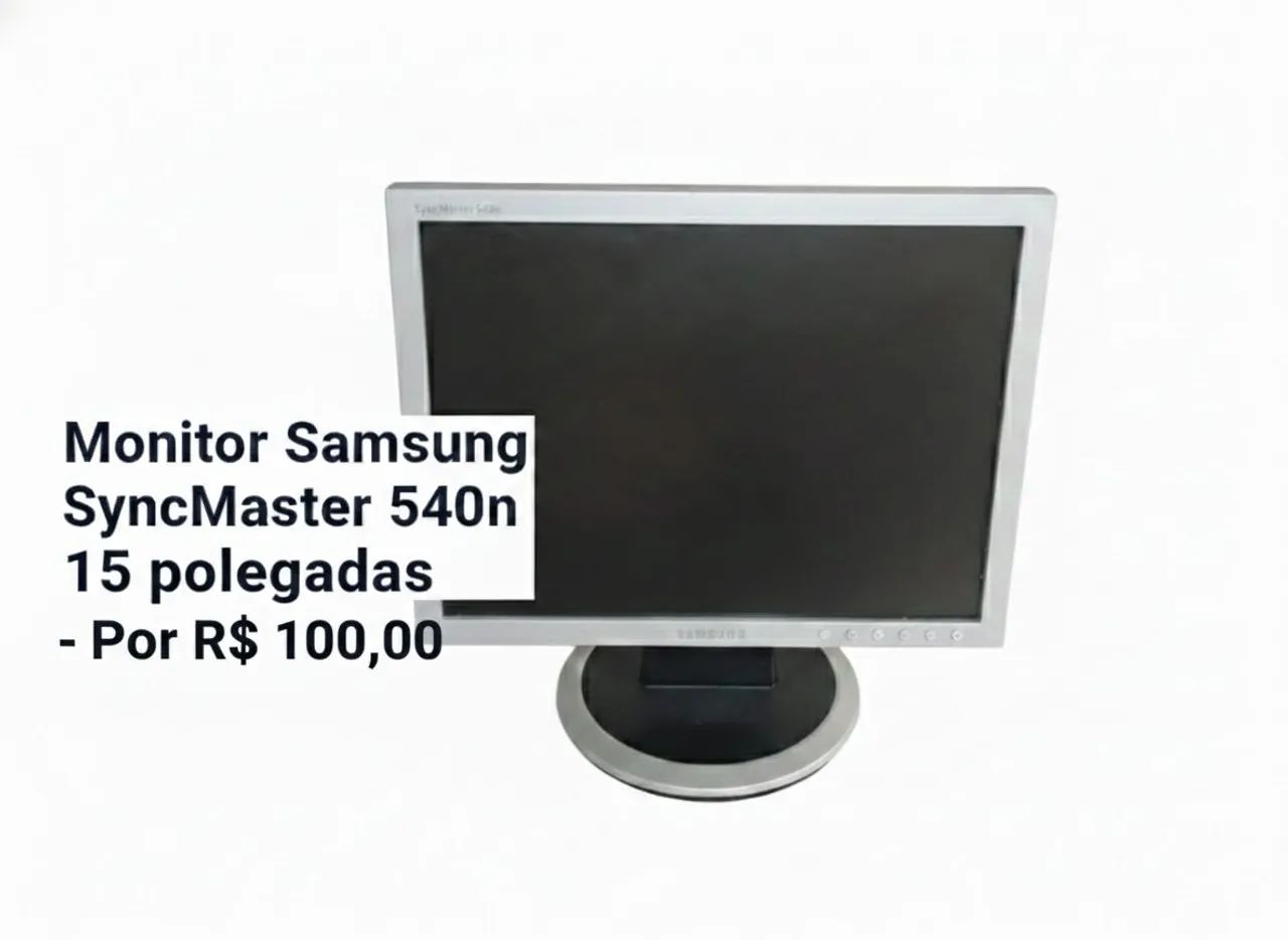 Monitor Samsung syncmaster 15 polegadas 