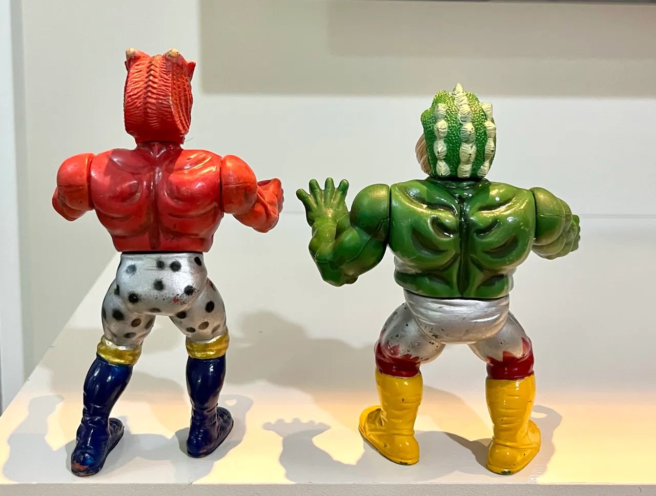 Bonecos Monster Warriors Mannix 1993 (Blood Monster E Dino Monster) - Foto 3