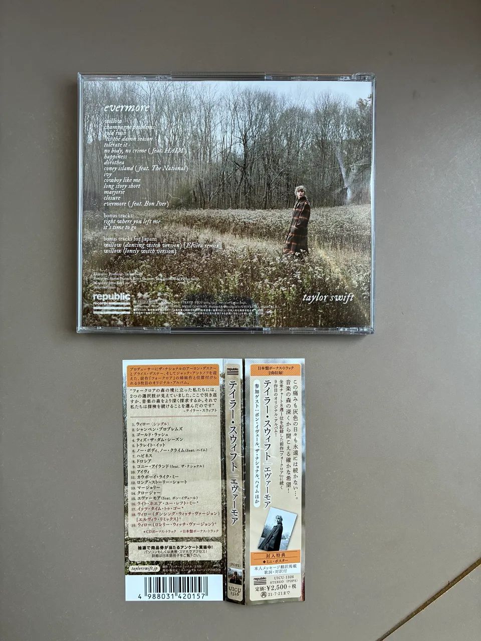 CDs Taylor Swift - Evermore Japonês  - Foto 2