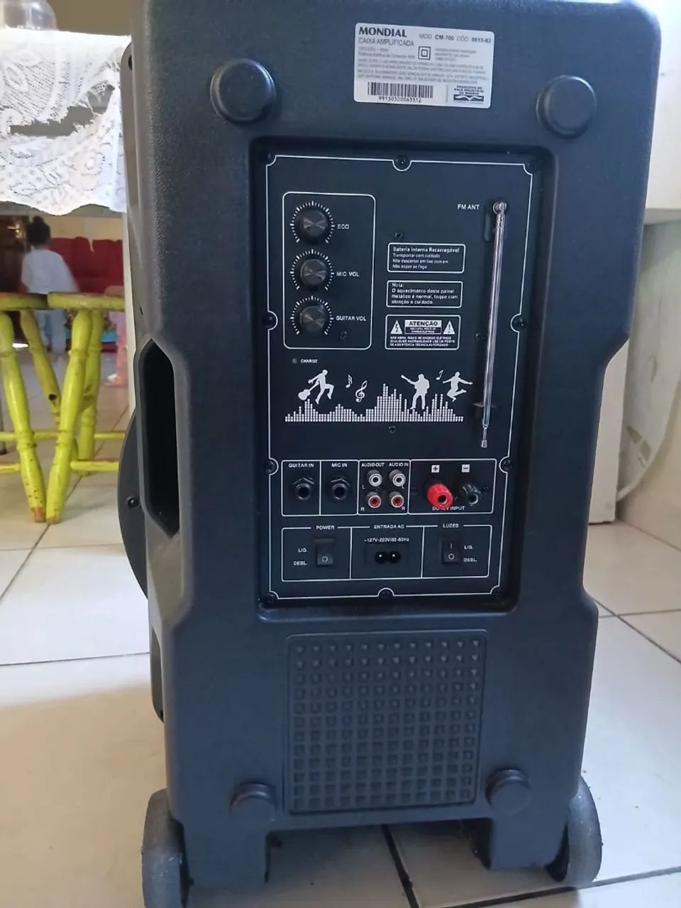 CAIXA DE SOM MONDIAL CM 700 - Foto 4