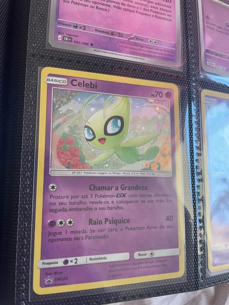 Carta Pokémon celebi promo 2019