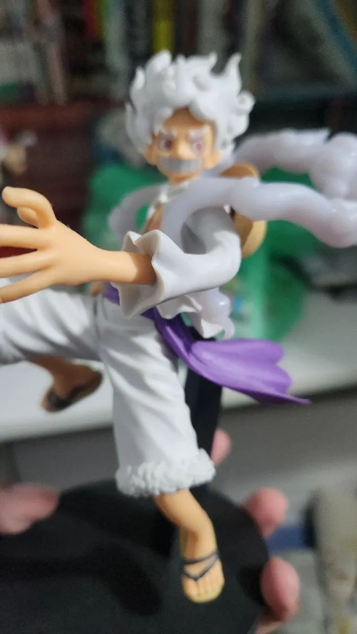 Action figure Monkey D. Luffy Gear 5 Nika One Piece - Foto 3