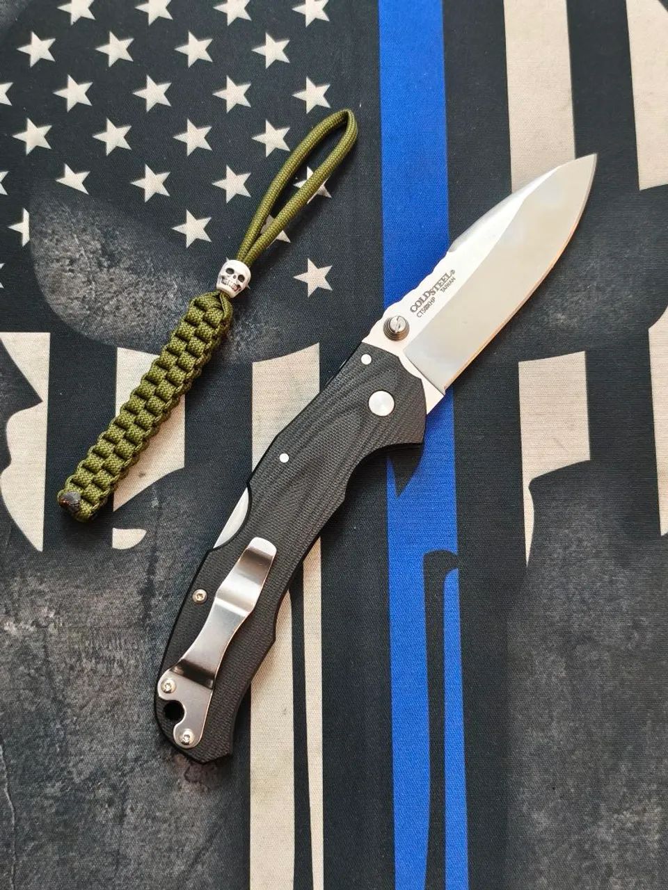 COLD Steel SWIFT I #CS22A DROP POINT Plain Edge Assisted OPEN CTS-XHP G10 Handles  - Foto 2