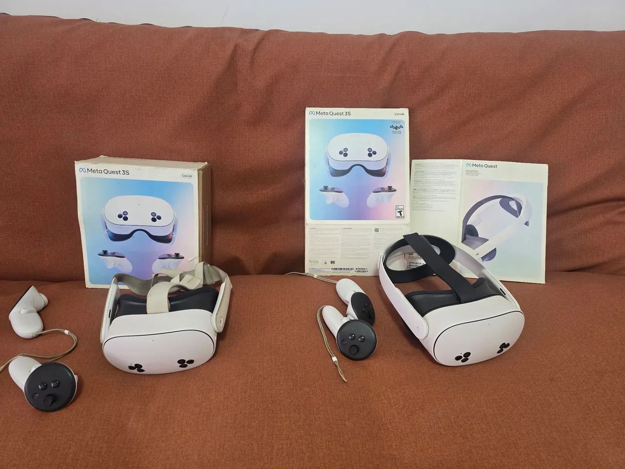 Meta Quest 3S 256GB VR + Suporte Confortável - Consoles de Vídeo