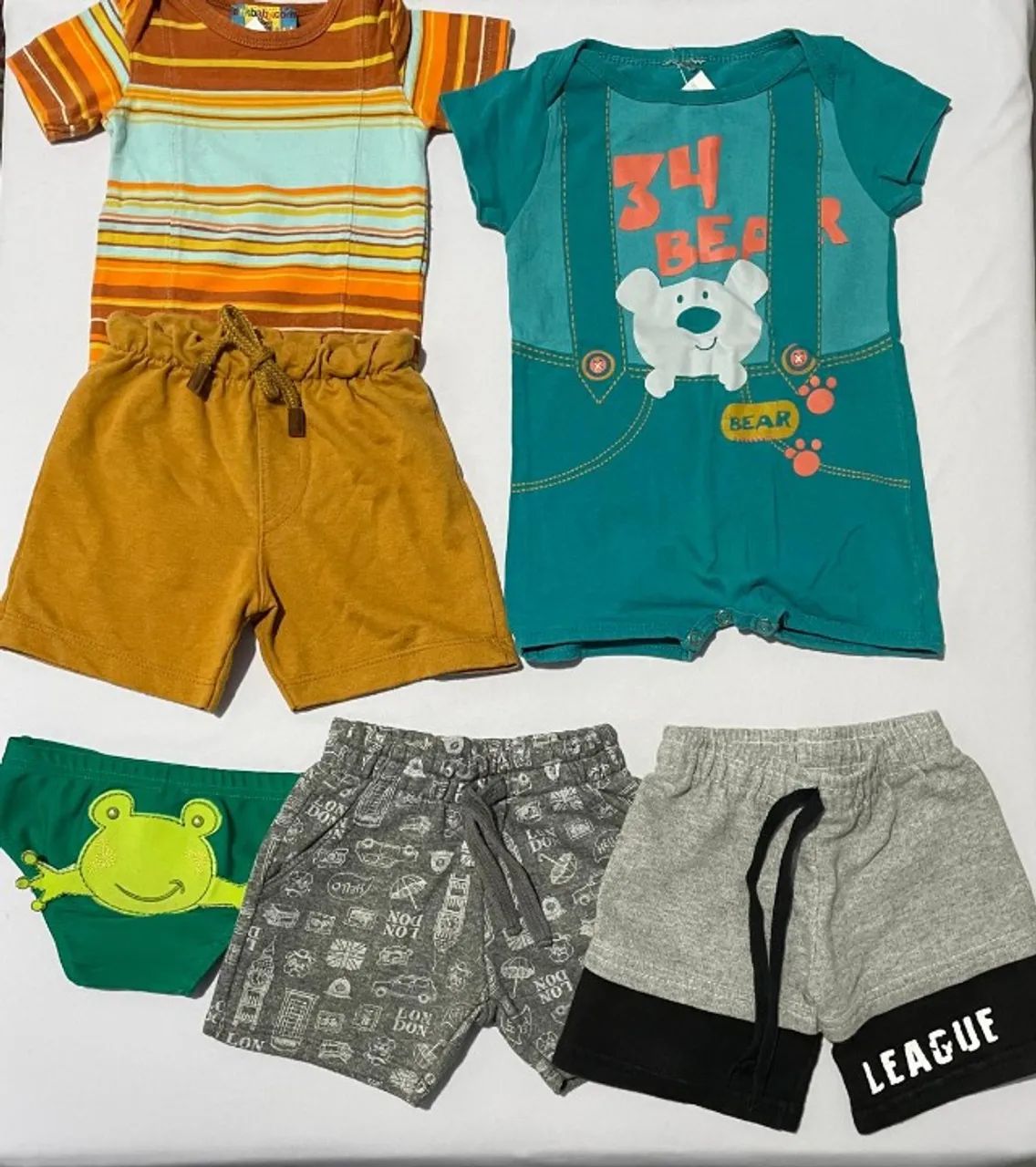 Lote de Roupas de Bebê Menino - P, M e G - Foto 3