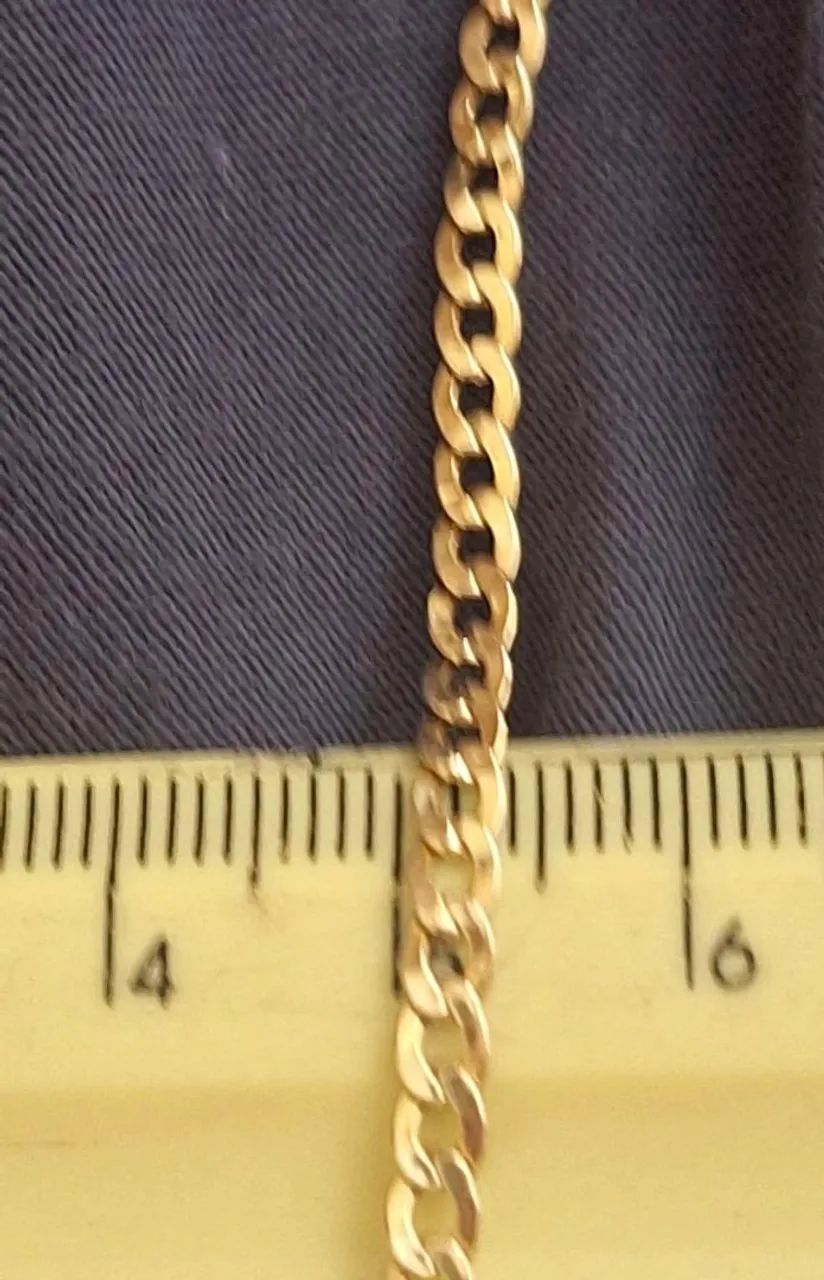 Ouro 18k cordão e pingente  - Foto 3