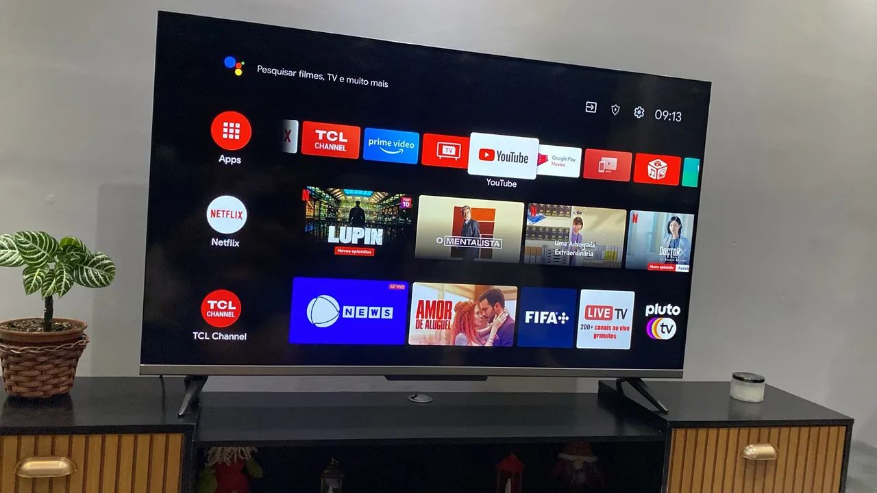 Tv smart Android 4k 50 polegadas linda