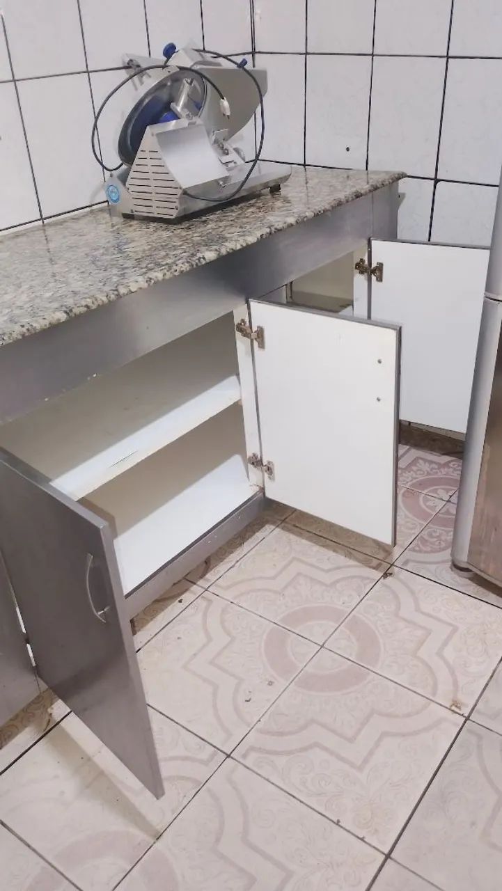 Balcão de cozinha inox  - Foto 2