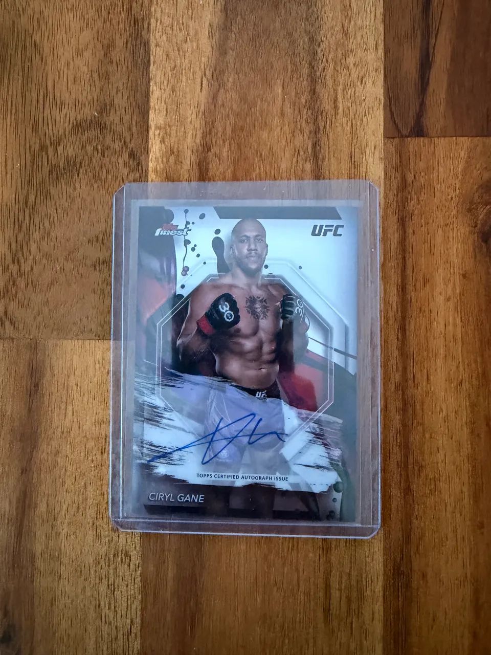 Ciryl Gane - 2024 Topps Finest UFC Auto