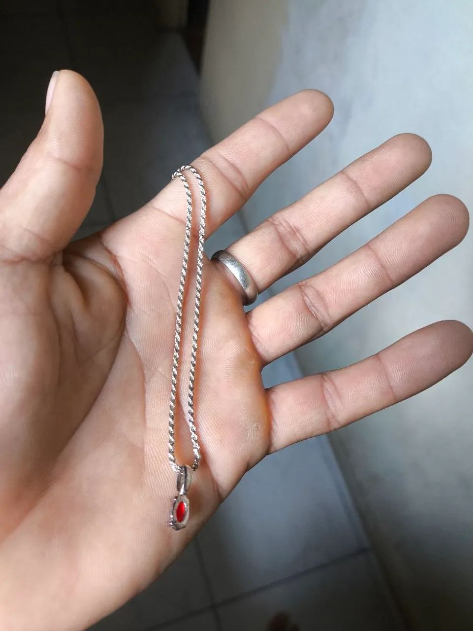Cordão de prata 950 - Foto 4