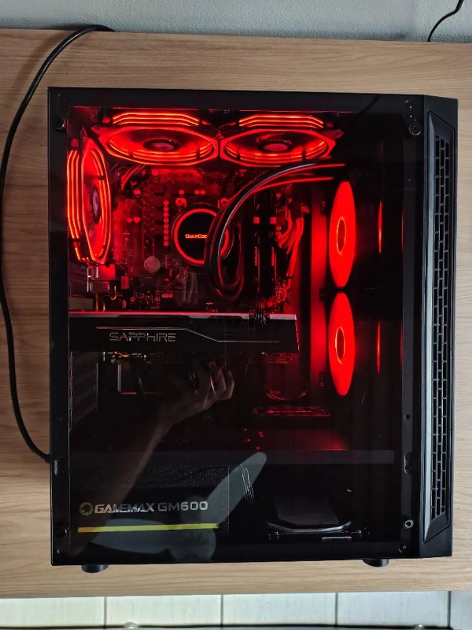 Computador Gamer Completo AMD Ryzen 5 / NVMe 500GB / Monitor 27 - Foto 4