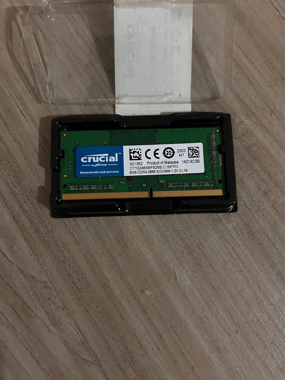 Memória RAM DDR4 8GB Crucial notebook  - Foto 4