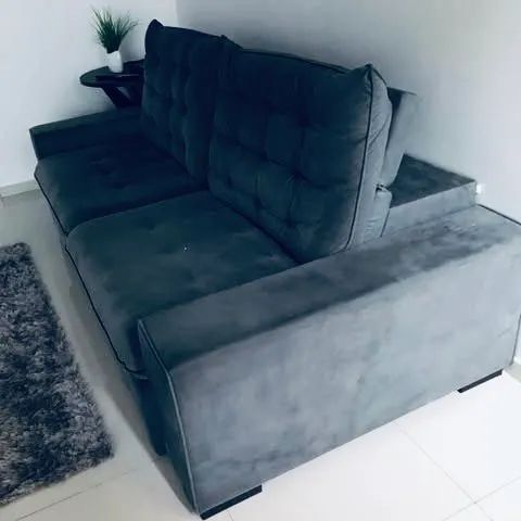 Sofá retrátil reclinável 