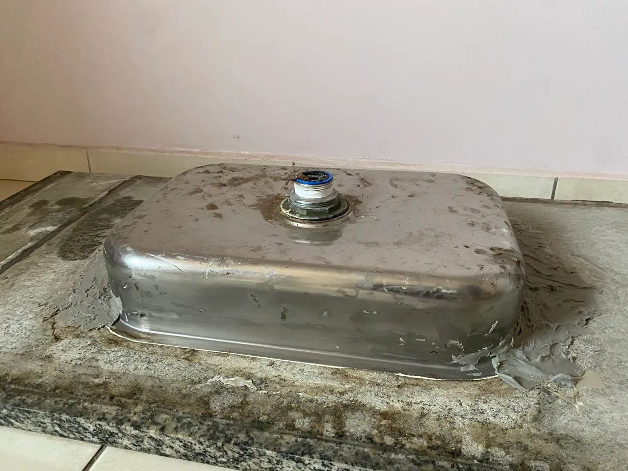 Pia de Pedra de Mármore com a Cuba  - Foto 4