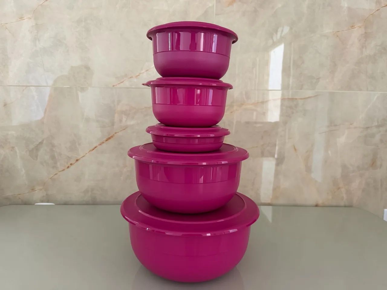 CONJUNTO DE TIGELAS TUPPERWARE