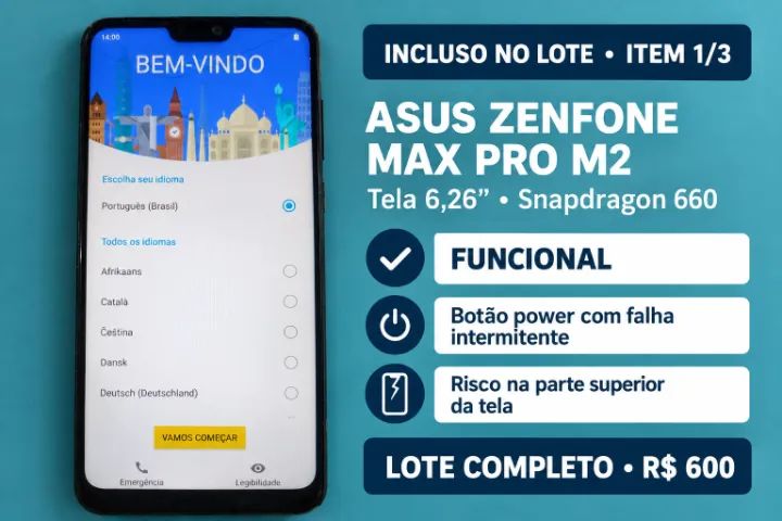 Lote com Zenfone & Galaxy Tab - 2 aparelhos - Foto 2