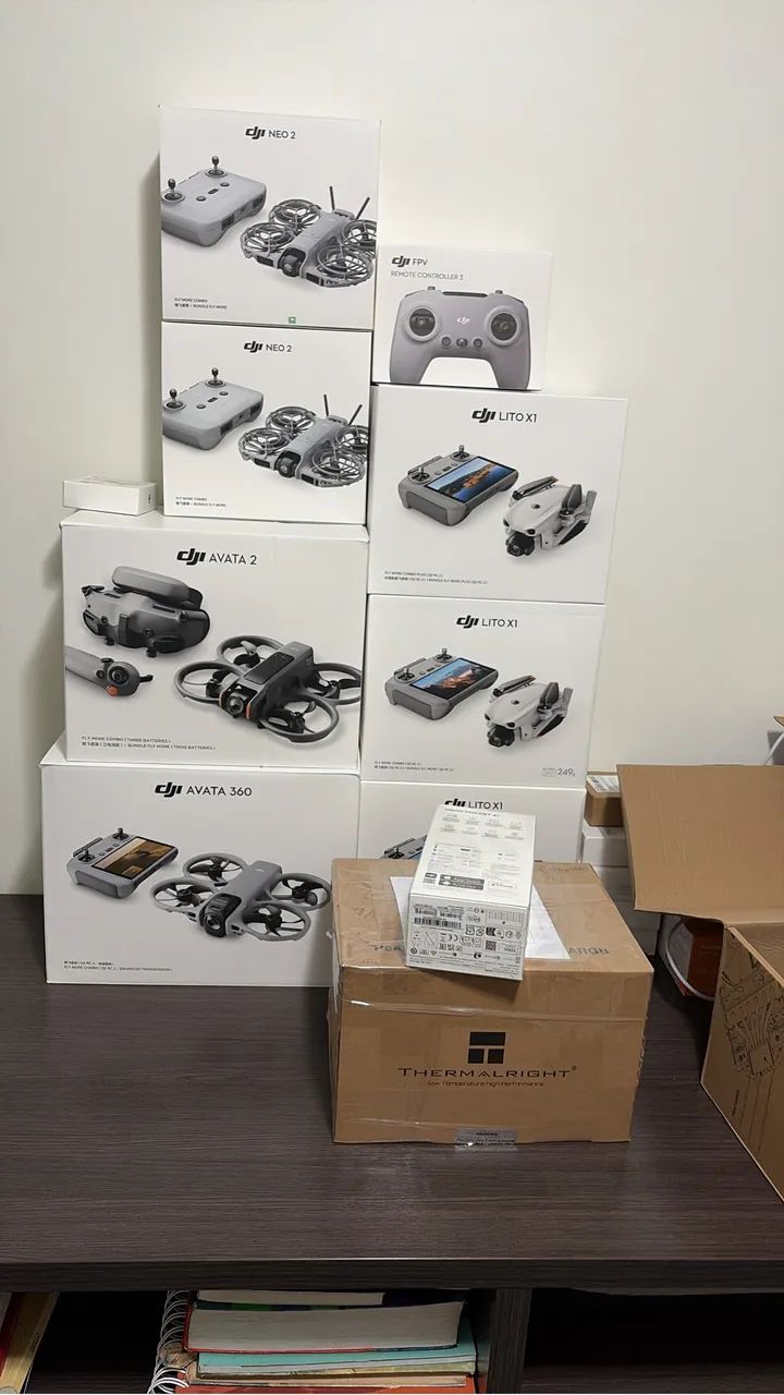 Drone DJI Lito X1 - Combo Fly More controle com tela - Foto 3